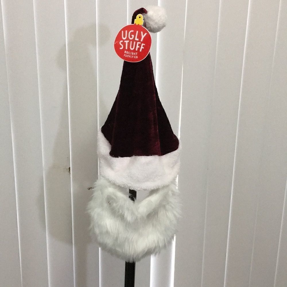 🎊🎊Ugly Stuff Women’s Santa Hat With Beard